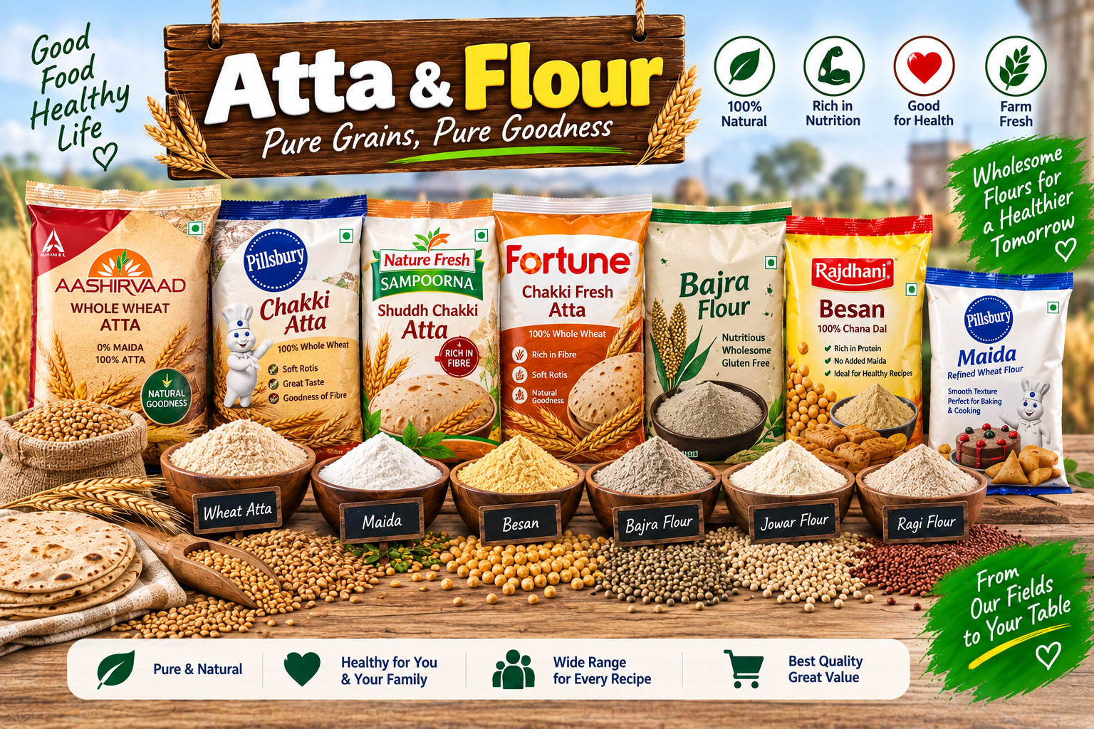 आटा & Flour